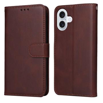 iPhone 17 Wallet Case with Stand - Brown