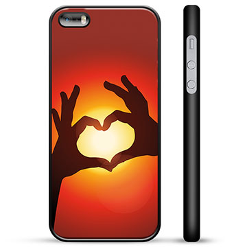 iPhone 5/5S/SE Protective Cover - Heart Silhouette