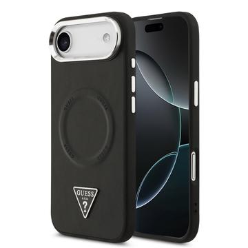 iPhone Air Guess Triangle Logo Case - MagSafe Compatible - Black