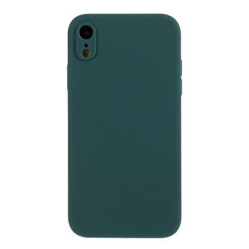 iPhone XR Silicone Case - Flexible and Matte - Dark Green