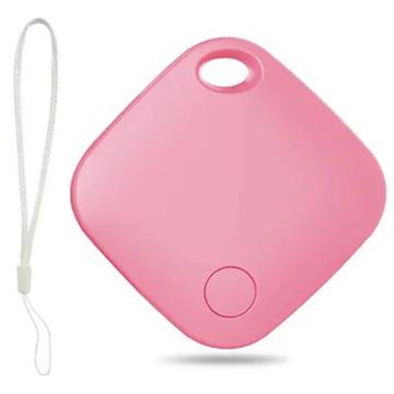 itag03 Bluetooth Finder Anti-Loss Locator for Apple Device Portable Mini Tracker with Strap - Pink