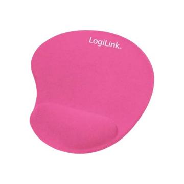 LogiLink ID0027P GEL Mouse Pad with Wrist Rest - Pink