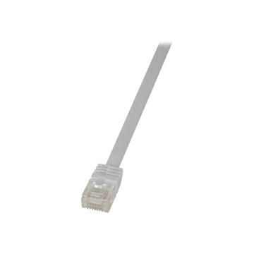 LogiLink SlimLine CF2061U Patch Cable CAT 6 UTP - 3m - White