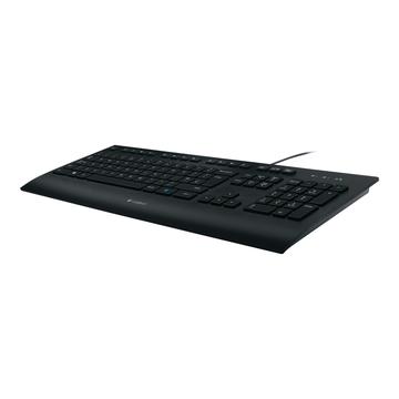 Logitech K280e Corded Keyboard - US layout - Black