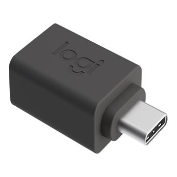 Logitech USB-C adapter Gra - Black