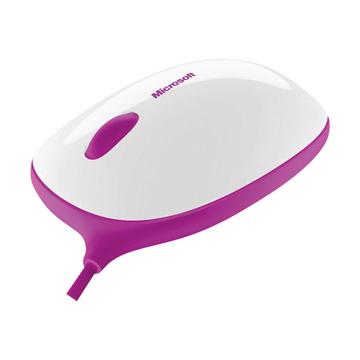 Microsoft Express Mouse - Pink / White