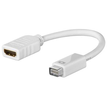 Goobay Mini DVI / HDMI Adapter Cable - White