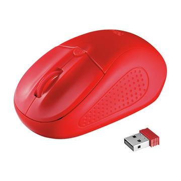 Trust Primo Wireless Optical Mouse - Red