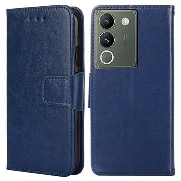 vivo V29e Wallet Case with Magnetic Closure - Blue