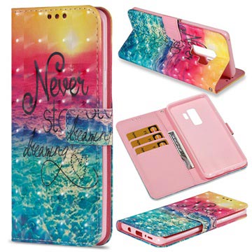 Samsung Galaxy S9+ Wonder Series Wallet Case - Never Stop Dreaming