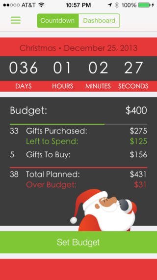 Cool Christmas App Santa's Bag