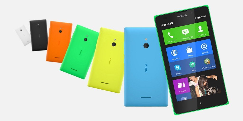 Nokia's Android handsets: the X, the X+ and the XL.
