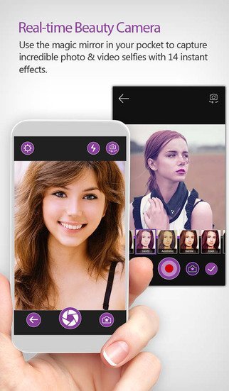 YouCam iOS and Android app