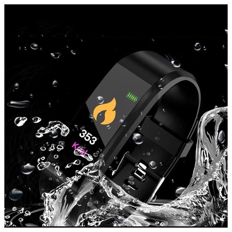 Waterproof Activity Tracker With Heart Rate ID115 Plus