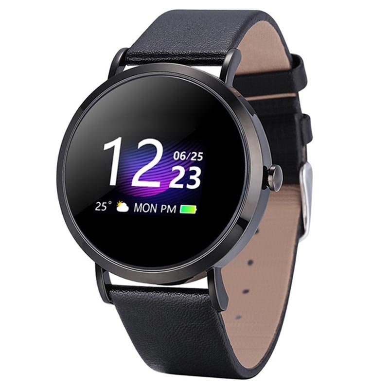 Waterproof smart watch Black and sporty smart watch
