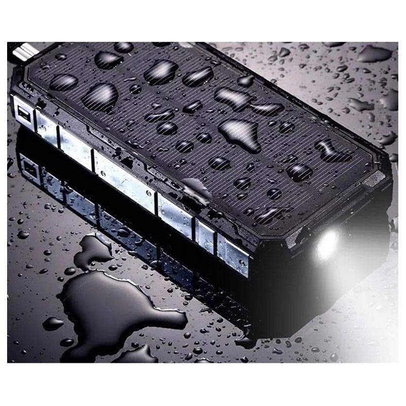 Waterproof solar power bank Waterproof power bank with solar charging