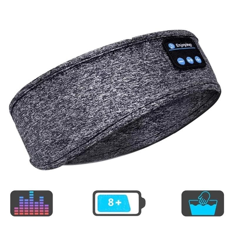 Bluetooth headband with headset Sport headband with wireless headphones
