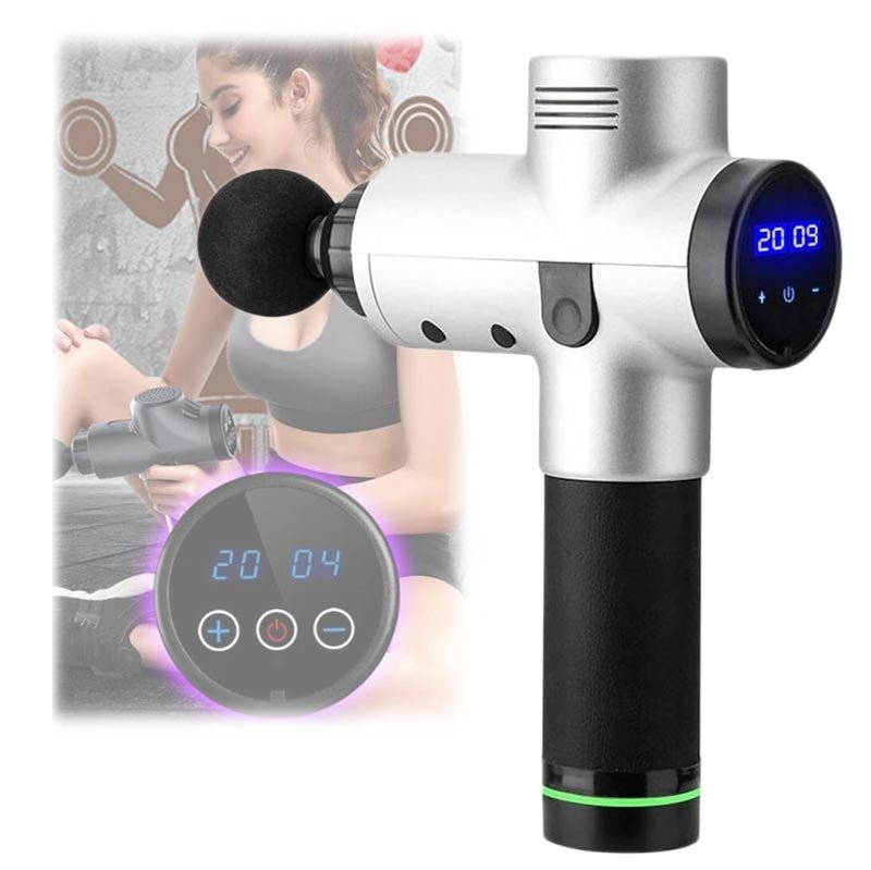 Muscle massage gun T-07 i silver Massage gunT-07