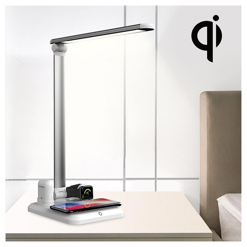 4-i-1 wireless charger X1 with LED light Wireless charger and LED lamp
