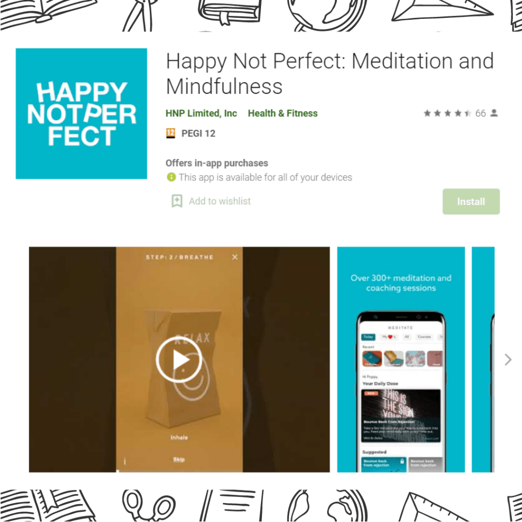 Happy Not Perfect Meditation App