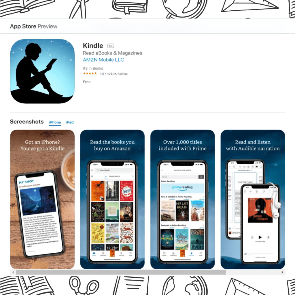 Kindle Bookworm App