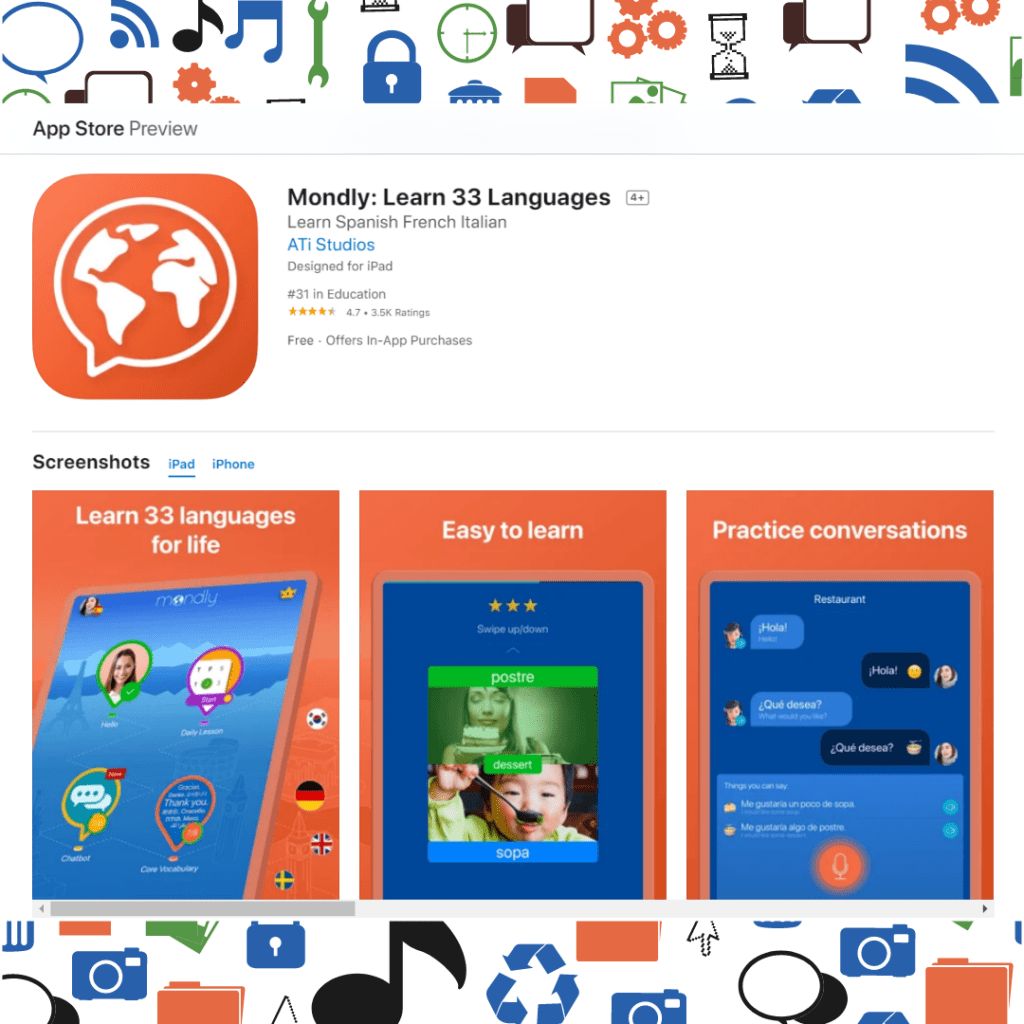 Mondly Learning App