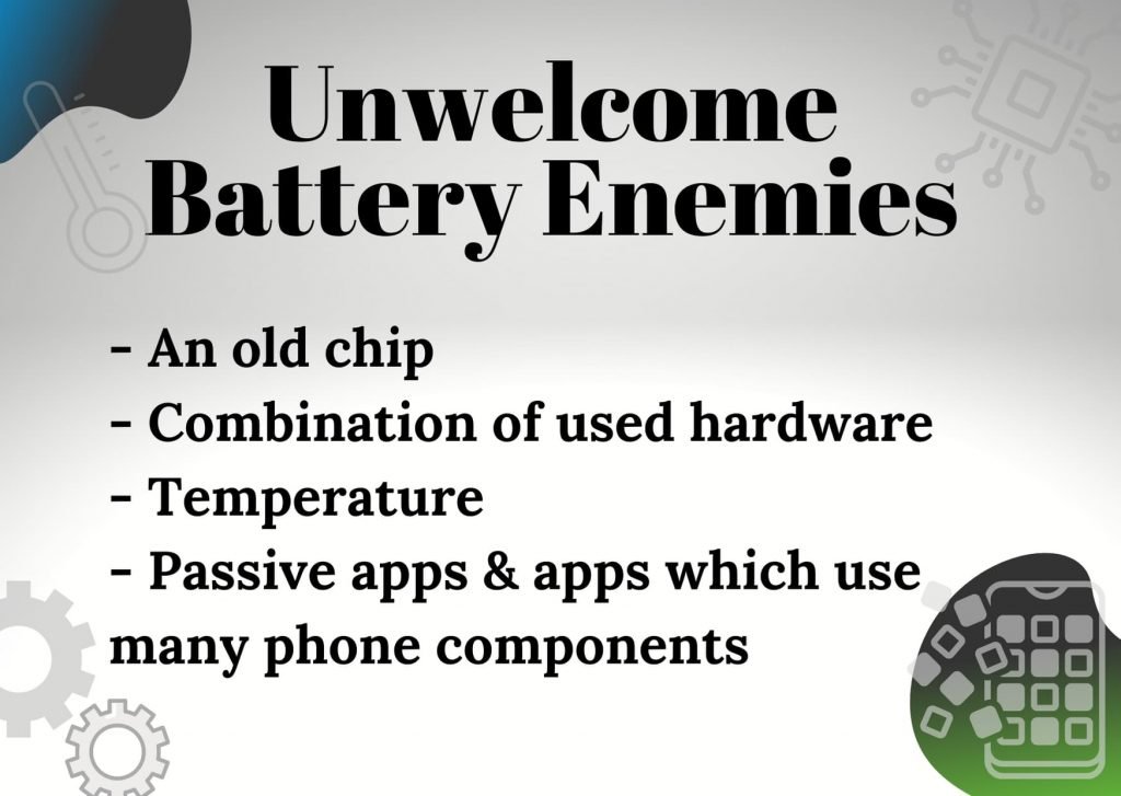 Enemies of Phone Battery