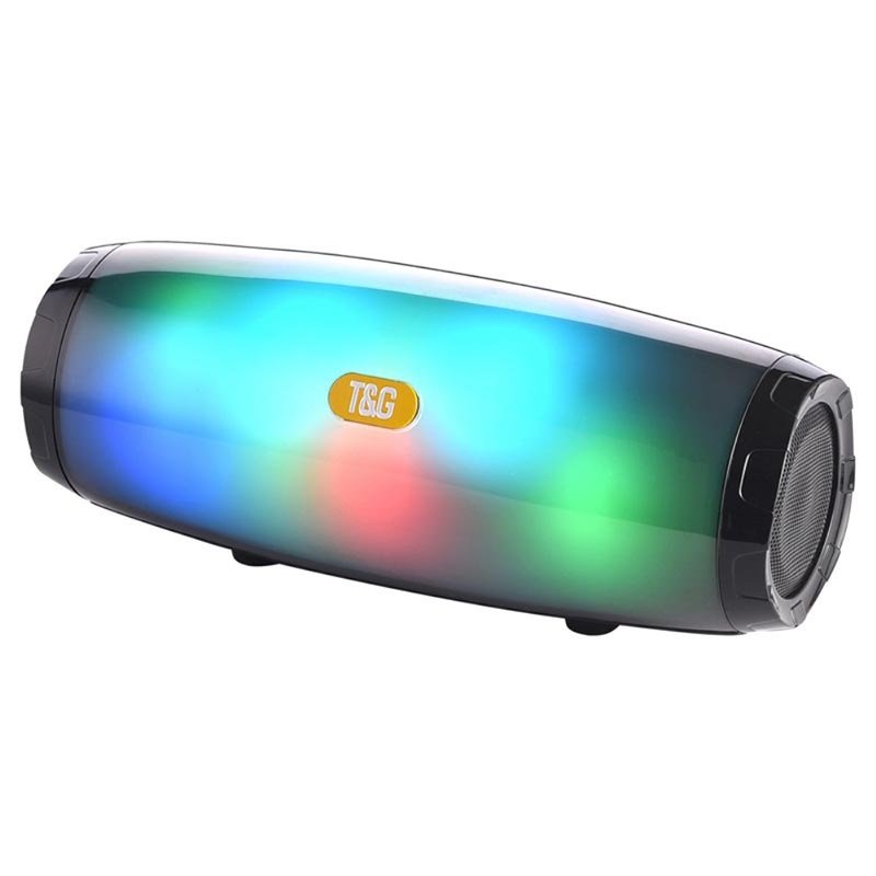 Portable speaker with LED Light