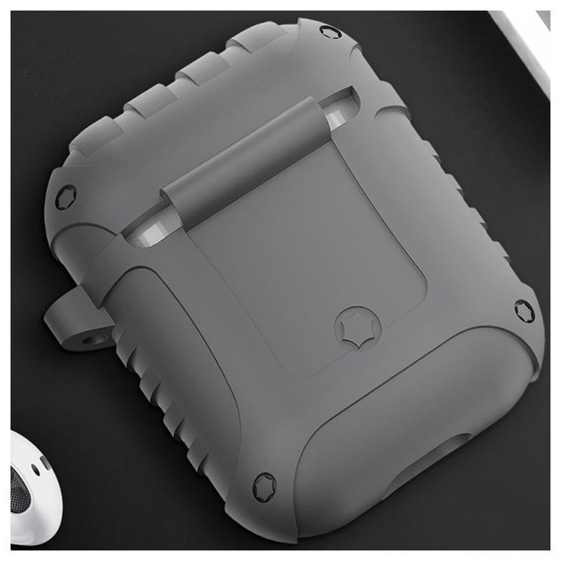 Shockproof Armor Silicone Case Armor Silicone Case - Grey