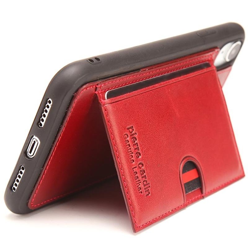 Leather Coated iPhone XR Case with Stand