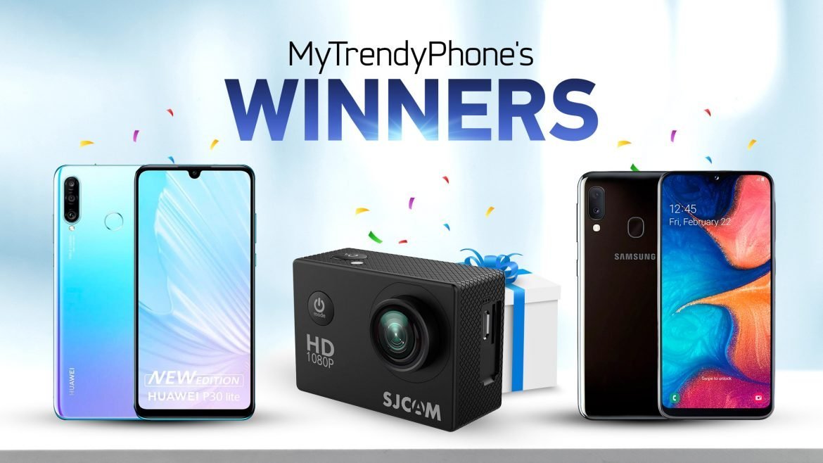 All the winners of mytrendyphone’s cool competitions