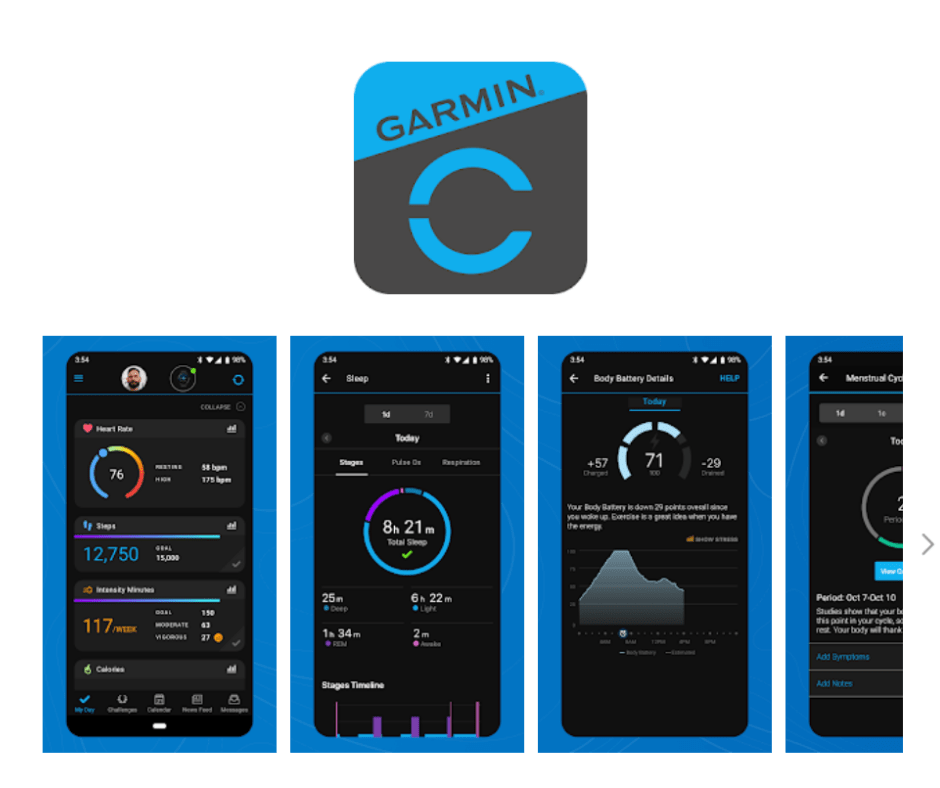 Garmin Fitness App