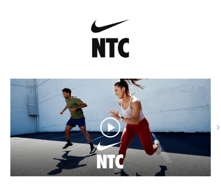 Nike Fitness App