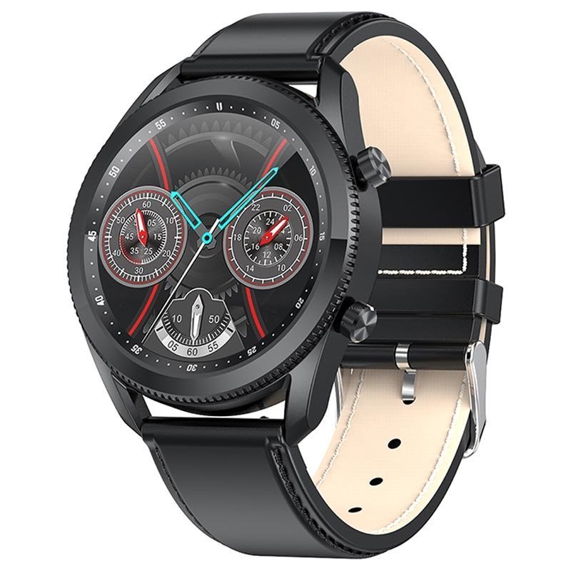 Sports smartwatch Waterproof Smartwatch with leather band