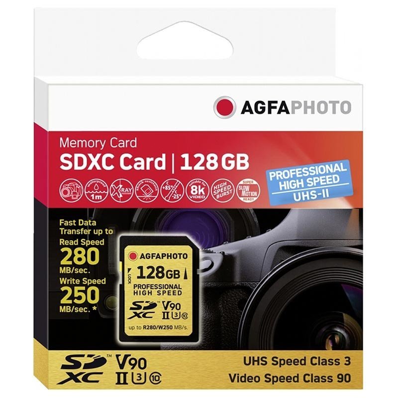 High Speed SDXC AgfaPhoto Memory Card