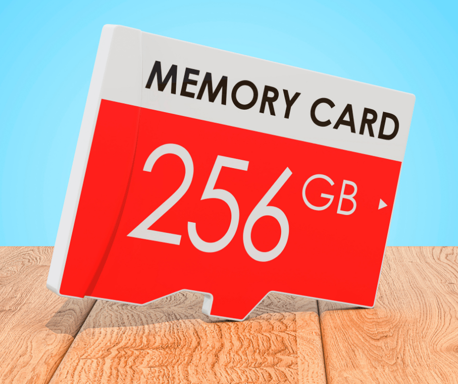Capacity of Memory Cards