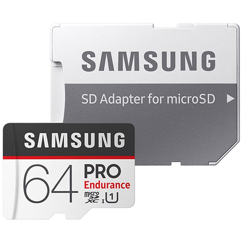 Samsung Pro Endurance MicroSDHC/MicroSDXC Memory Card Samsung Pro Endurance 64GB Card