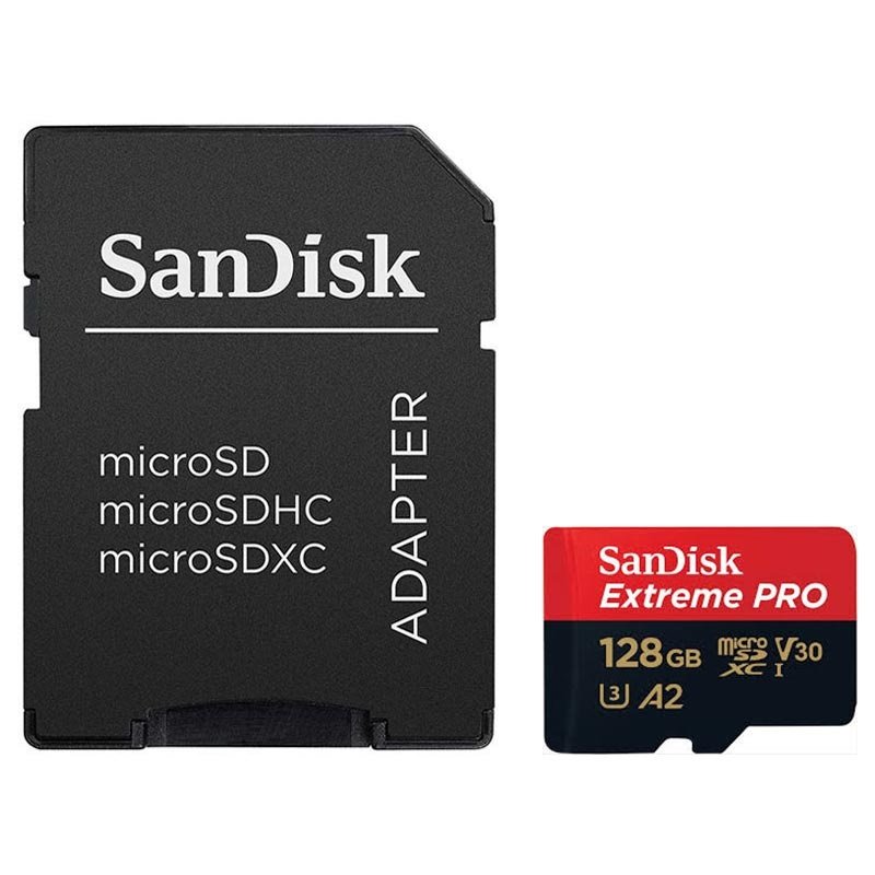 SanDisk Extreme Pro MicroSDXC Memory Card SanDisk Extreme Pro 128GB Card