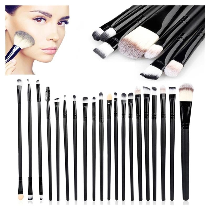 20 Different Brushes - Makeup Cosmetic Set