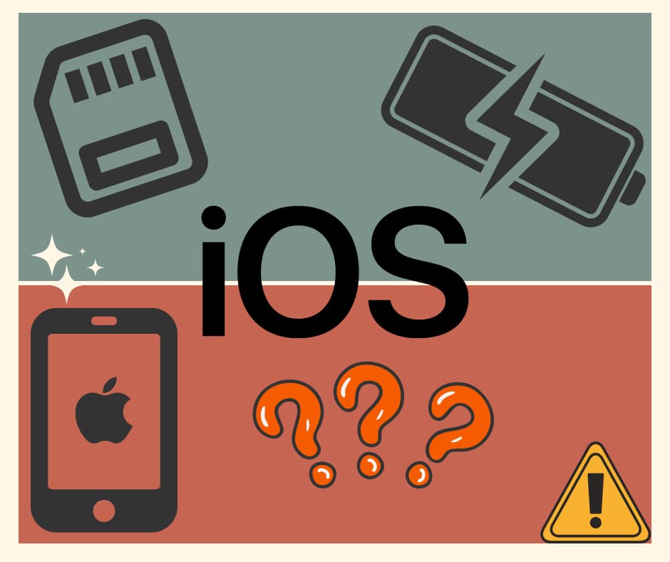 Most common problems with iOS