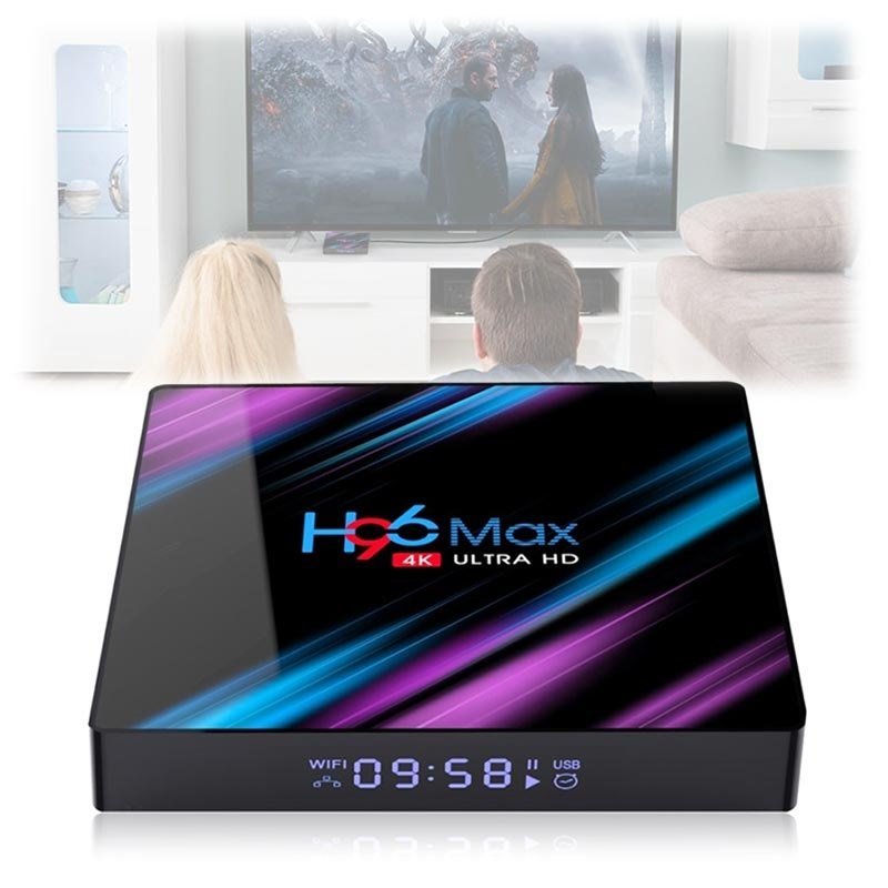 Android 9.0 TV Box with 6K X96H 6K TV Box with Android 9.0