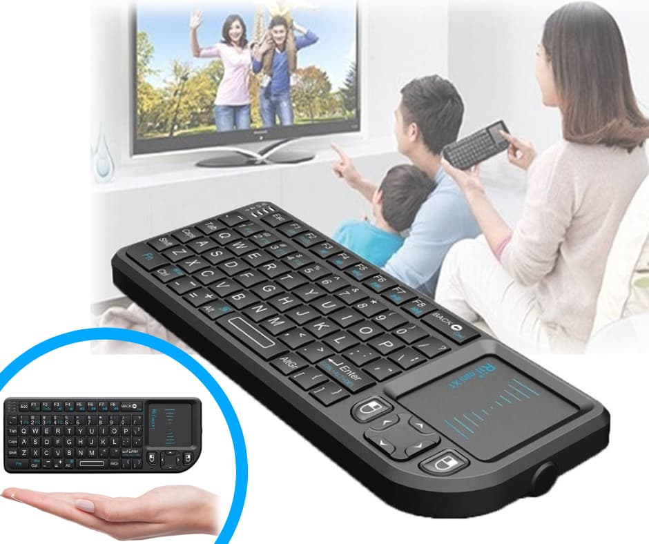 Wireless Keyboard and Touchpad Rii X1