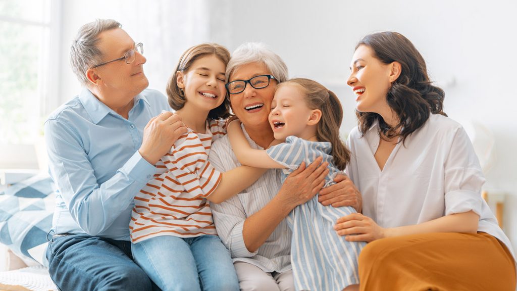 Family with grandchildren