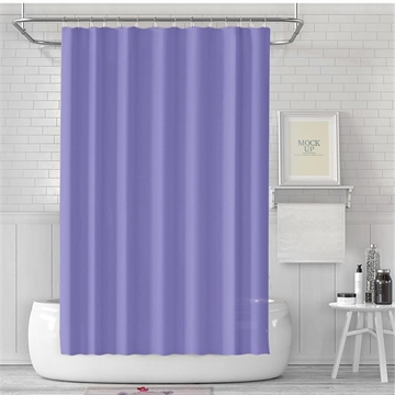 006 PEVA Shower Curtain - 180x180cm - Light Purple