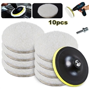10-in-1 Wool Polishing Pad Set for Car and Boat