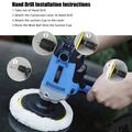 10-in-1 Wool Polishing Pad Set for Car and Boat - 4"