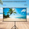 100" Milk Silk Projection Screen with Portable Tripod Stand