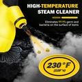 1000W Handheld Chemical-Free Steam Cleaner for Home, Kitchen, Car - Yellow