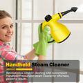1000W Handheld Chemical-Free Steam Cleaner for Home, Kitchen, Car - Yellow