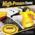 1000W Handheld Chemical-Free Steam Cleaner for Home, Kitchen, Car - Yellow